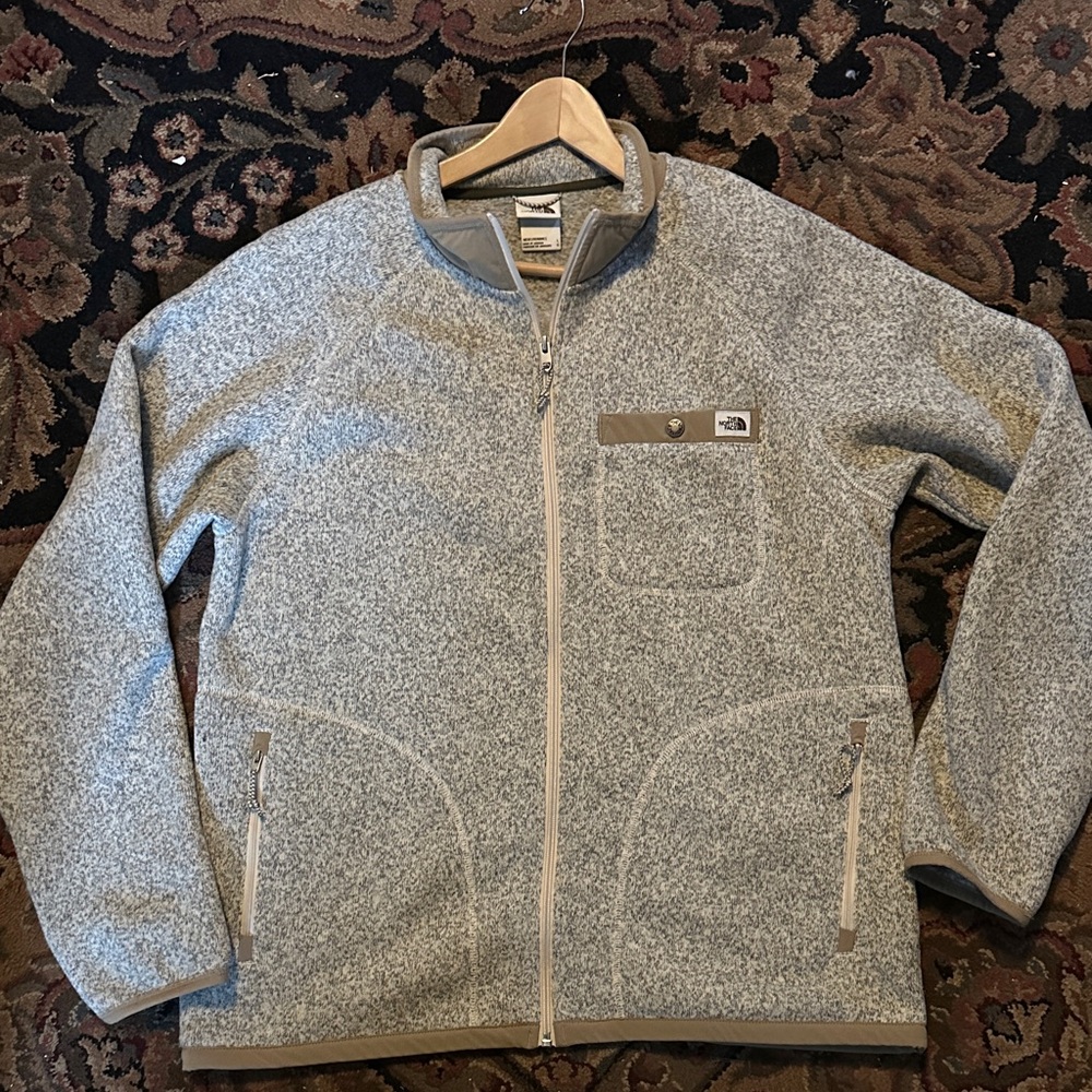 Men's the north face Gordon lyons Beige Full-Zip Sweater - Picture 4 of 12